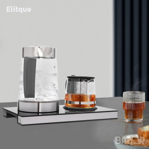 Цифров чайник 2 в 1 Lexical – 2200W, 2.5L, безжичен и с прозрачен индикатор, снимка 5 - Друга електроника - 52842390