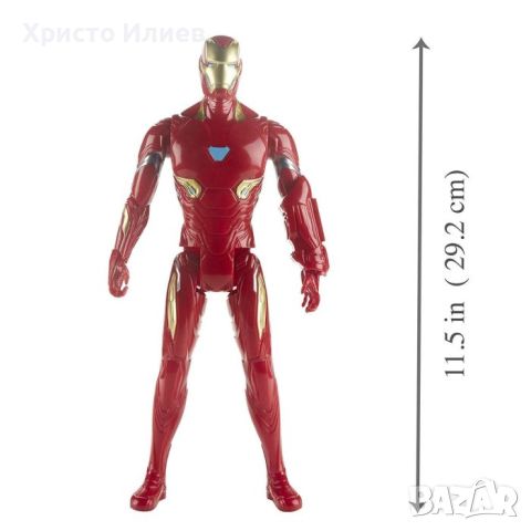 Голяма екшън фигура на Железния човек 30 см Marvel Iron Man, снимка 3 - Фигурки - 45319571