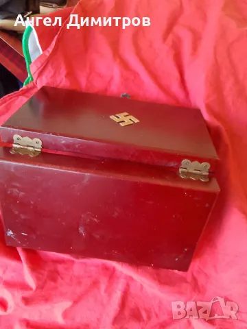 Трети райх страхотна дървена кутия , снимка 4 - Колекции - 50290341