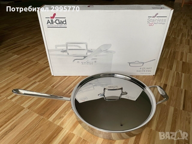 All-Clad , американски професионален тиган, снимка 2 - Съдове за готвене - 52881355