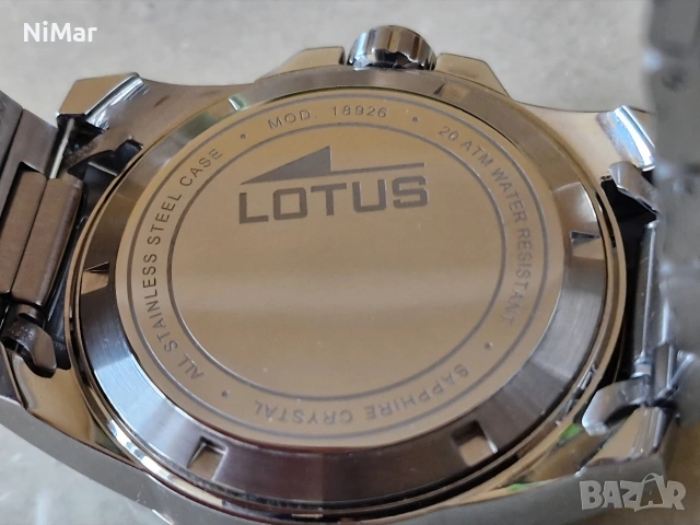 Мъжки кварцов часовник Lotus Diver L18926/1, снимка 4 - Мъжки - 54097107