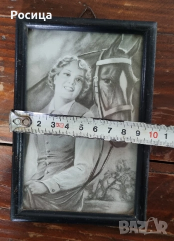 Картина "Момичето с нейния кон", снимка 2 - Други ценни предмети - 54028874