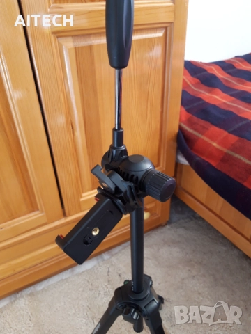 Трипод Velbon M47  + Калъф, снимка 4 - Чанти, стативи, аксесоари - 52812141