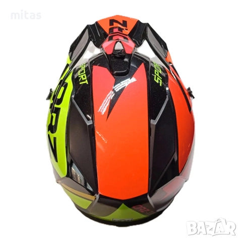 Кросова каска ORZ Sport, Full Face, DOT, Размер: S -Вело, Мото, Скутер, снимка 4 - Аксесоари за велосипеди - 51610532