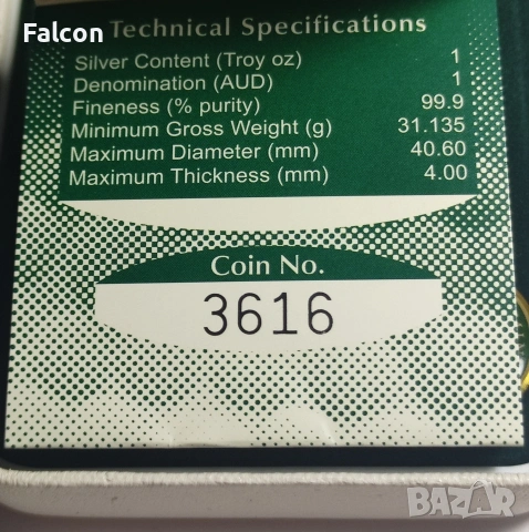 1 Oz сребърна инвестиционна монета Centenary of Australian PGA Golf Coin 2005, снимка 3 - Нумизматика и бонистика - 53753541