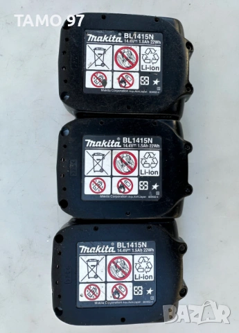 Makita BL1415N - Акумулаторна литиево-йонна батерия 14.4V 1.5Ah, снимка 4 - Други инструменти - 54151834