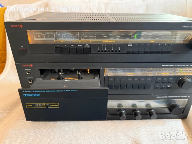 Diora  WS-442 тунер исилвател и дек, снимка 4 - Декове - 53771073