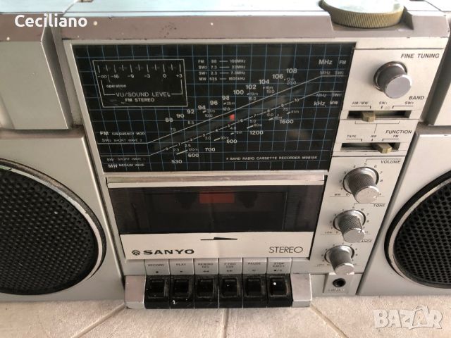  Радиокасетофон Sanyo M9815K -за части или донор!, снимка 8 - Радиокасетофони, транзистори - 45794239