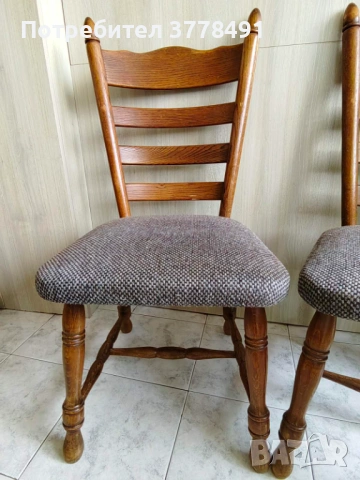 Стари дървени столове, снимка 2 - Столове - 53910936