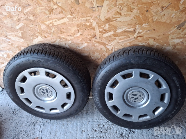 Зимни гуми с джанти 195 × 65 ×15, снимка 2 - Гуми и джанти - 52516333