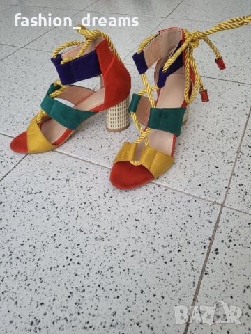 Дамски сандали на ток, снимка 3 - Дамски обувки на ток - 45437615
