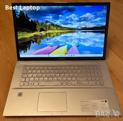 ASUS a712ja 17” 8gb 256gb ssd i3-1005G1 laptop лаптоп