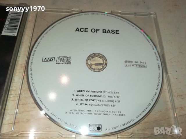 ACE OF BASE CD-ВНОС GERMANY 0407241002, снимка 3 - CD дискове - 46466413