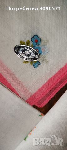 Дамски носни кърпички от плат, снимка 14 - Други - 45249445