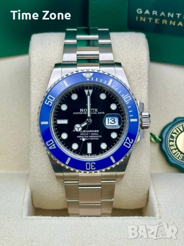 Rolex Submariner 40mm 'Smurf' White Gold Ceramic Automatic Различни Варианти, снимка 12 - Мъжки - 54072443
