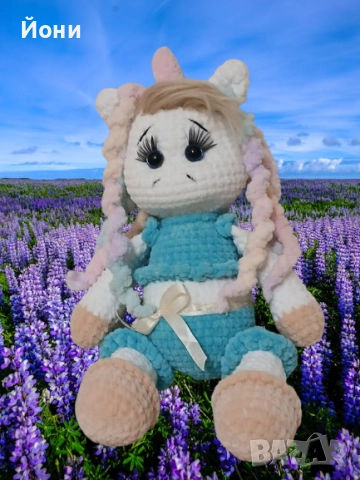 Ръчно изработени плюшени играчки  Еднорог, снимка 3 - Плюшени играчки - 52346313