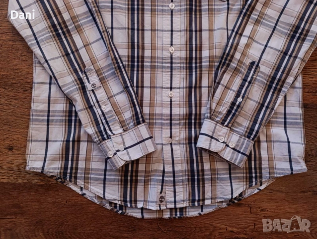 Карирана риза Timberland , снимка 4 - Ризи - 52010557
