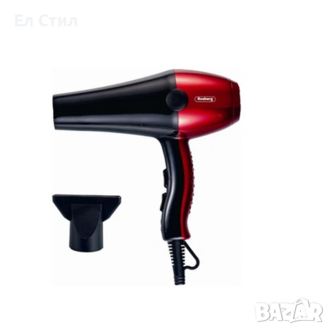 Сешоар Rosberg 2000W – Бързо сушене, снимка 6 - Сешоари - 53585683