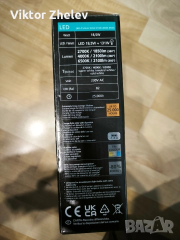 LED плафон EGLO Fueva 6, снимка 2 - Лед осветление - 53507704