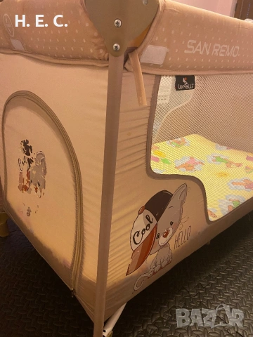 Кошара за сън на две нива Lorelli с матрак, снимка 2 - Кошарки - 53416718