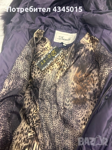 Дамско яке с естествена яка, снимка 3 - Якета - 53597083