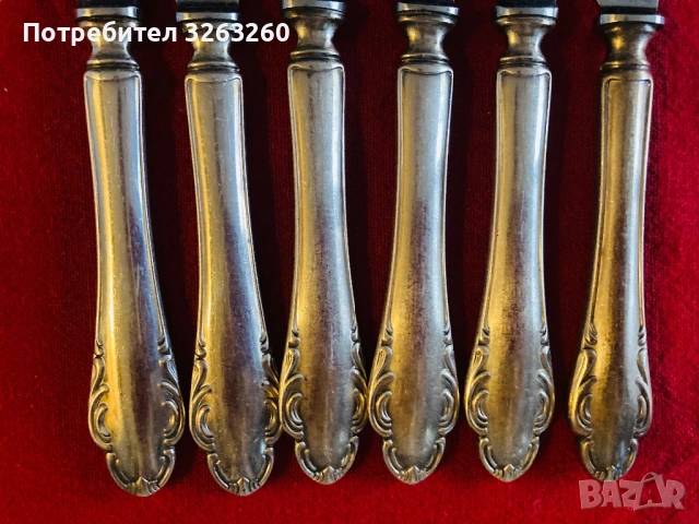 Шведски посребрени ножове за основно Rostfri , снимка 2 - Прибори за хранене, готвене и сервиране - 54070028