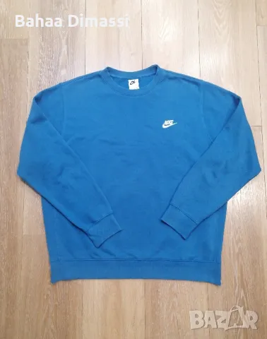 Nike Fleece Суичър мъжки Оригинален , снимка 2 - Спортни дрехи, екипи - 48299806