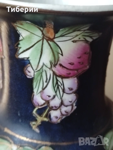 Порцеланова ваза голяма Satsuma, снимка 8 - Вази - 52071077