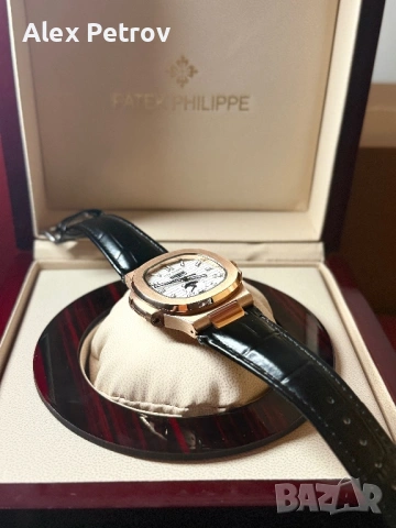 Patek Philippe Nautilus Moonphase, снимка 5 - Мъжки - 53925207
