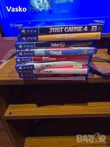 Playstation 4 9 диска+ станция, снимка 3 - Игри за PlayStation - 52713470