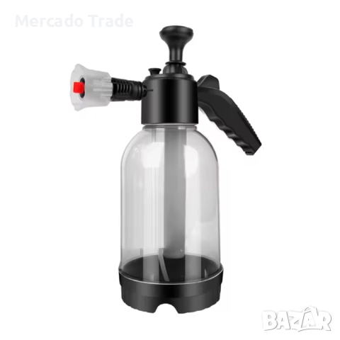 Пръскачка ръчна с помпа Mercado Trade, 2л., Прозрачен, снимка 3 - Напояване - 51513738