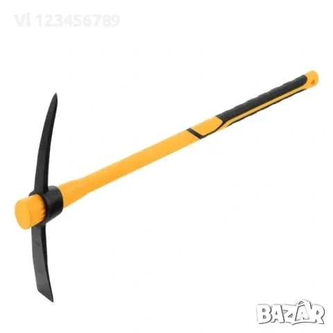 Кирка Denzel, 1500 гр, тясна, дръжка фибростъкло гумирана, 900 мм