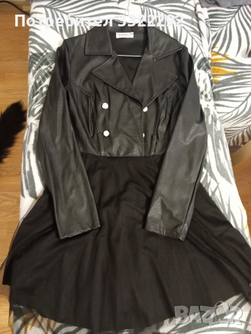 Дамска кожена рокля, M