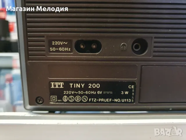 Радио ITT TINY 200 В отлично техническо и визуално състояние., снимка 9 - Радиокасетофони, транзистори - 47193852