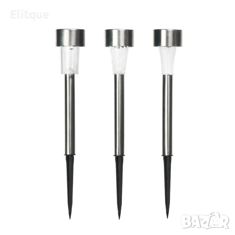 Комплект от 6 броя соларни градински LED лампи за алеи и зони, снимка 2 - Външни лампи - 53432625