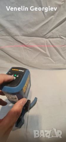 Лазарен нивелир WORKZONE WZ-KLL 10, кръстов, червени линии., снимка 11 - Измервателни инструменти - 50477334