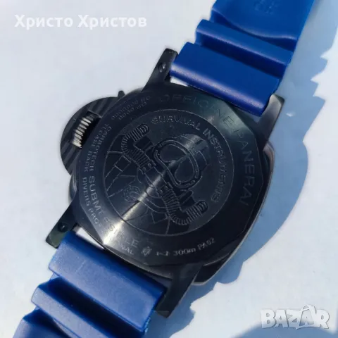 Мъжки луксозен часовник Panerai Submersible Survival Instruments , снимка 4 - Мъжки - 47182353