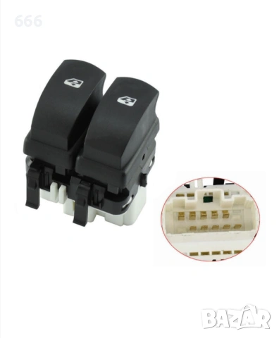 Бутони за ел. стъкла съвместим с Renault