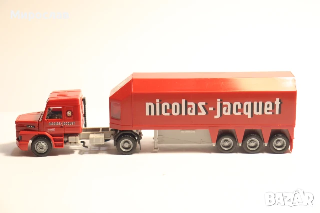 HERPA H0 1/87 SCANIA КАМИОН МОДЕЛ ТРАНСПОРТ НА СТЪКЛО