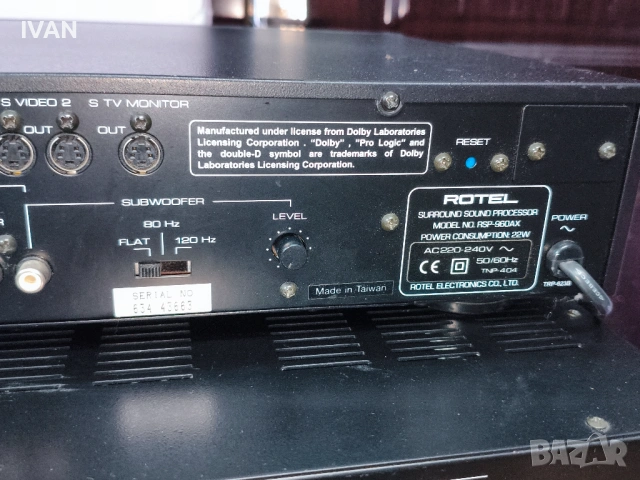 Продавам крайно стъпало и пред-rotel, снимка 9 - Ресийвъри, усилватели, смесителни пултове - 53988417