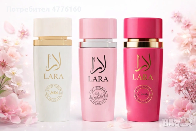 Парфюми LARA – Candy, Pink, White