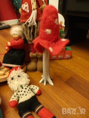 Лот коледна норвежка декорация ръчна изработка , снимка 3 - Декорация за дома - 52495856
