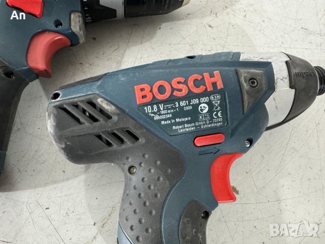 Винтоверт и Импактор - Bosch 10.8 V li ion, снимка 6 - Други машини и части - 45945468