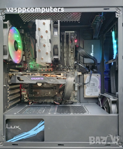 Геймърска конфигурация i7-6700 / RX 580 / 16GB RAM / 256GB SSD + 750GB, снимка 6 - Геймърски - 53788683