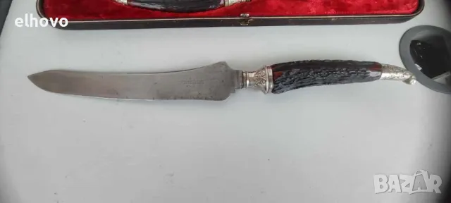 Стар комплект Maleham & Yeomans Cutlers Sheffield, снимка 8 - Антикварни и старинни предмети - 50441689