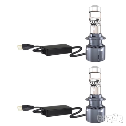 LED крушки с лупа H7, снимка 2 - Аксесоари и консумативи - 52538145