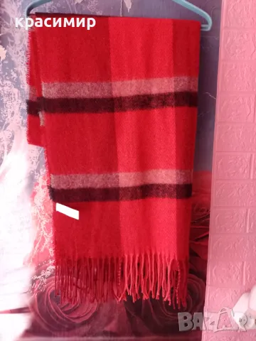 Дамски зимен шал, снимка 5 - Шалове - 49096186