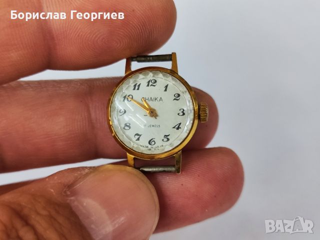 Дамски механичен часовник чайка 17 jewels, снимка 1 - Дамски - 45743199