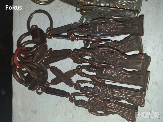 Голям лот метални ключодържатели, снимка 2 - Антикварни и старинни предмети - 53478126