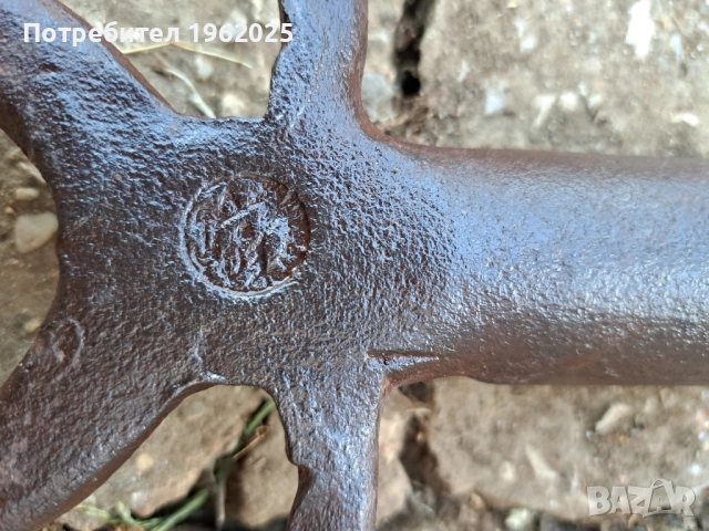 Стара Ръчно кована вила за цвекло, снимка 9 - Антикварни и старинни предмети - 51738460